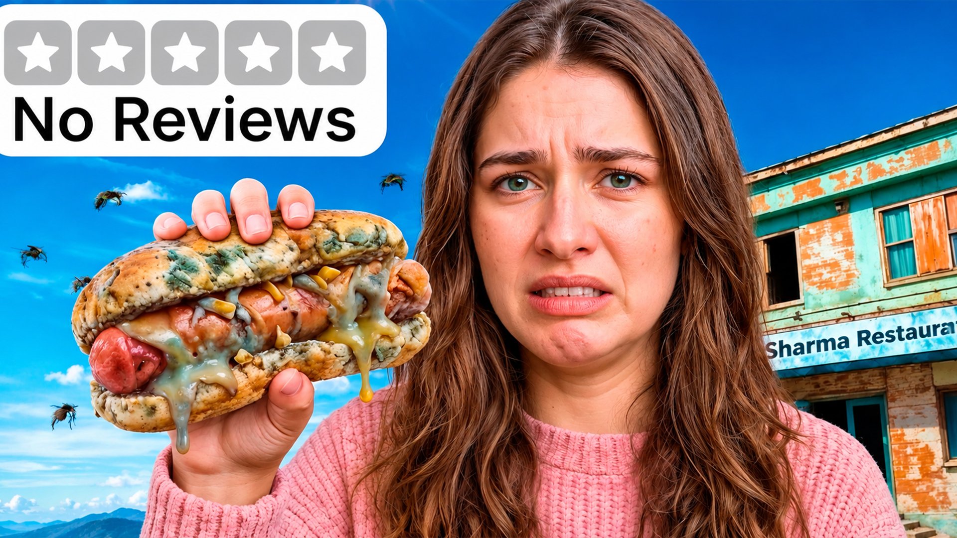No reviews verdict over a spoiled hot dog