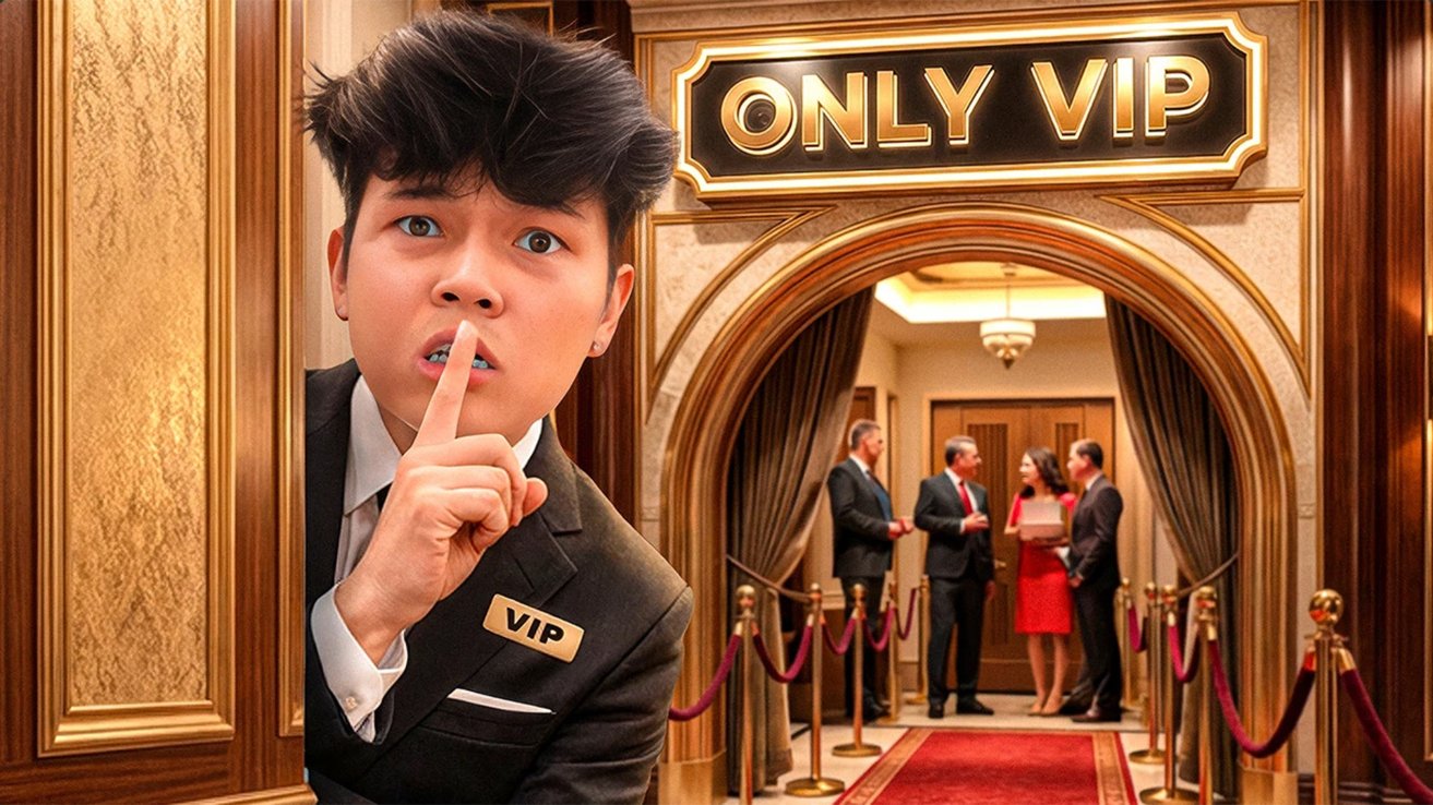 Sneaking into a VIP-only lounge concept