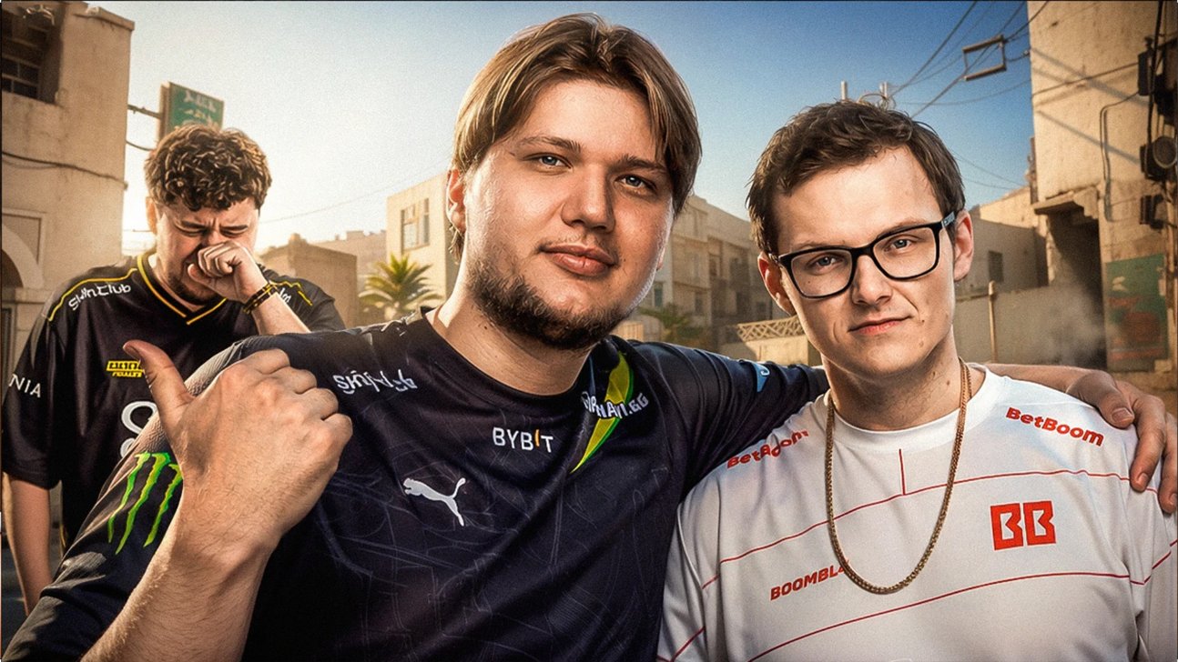 CS2 esports team portrait
